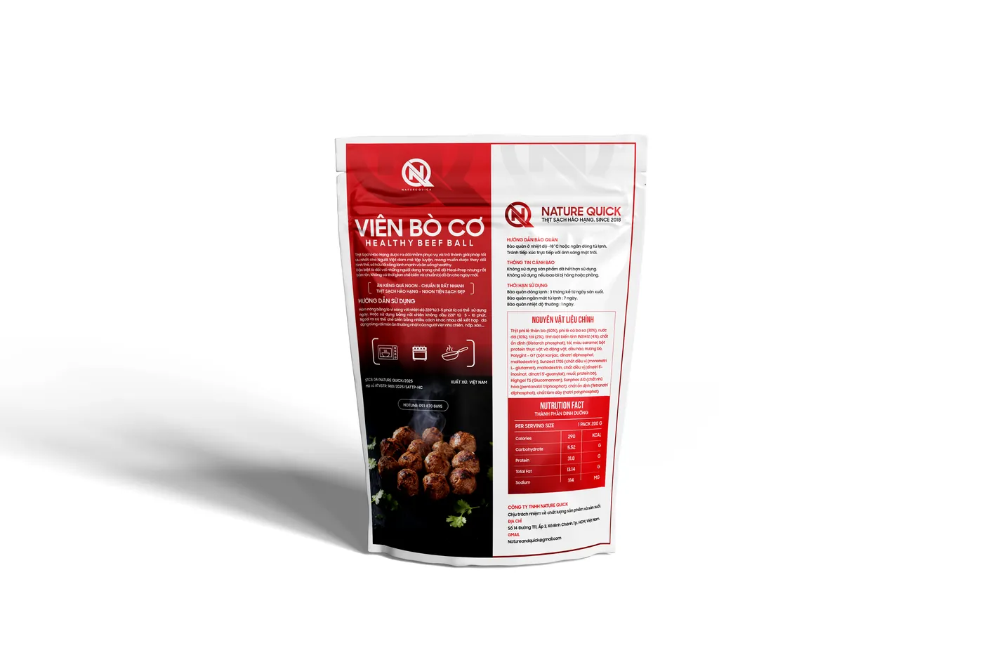 Vien bo co Nature Quick thit vien an kieng - goc 1